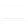 White outline of a laptop icon