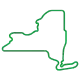 New York map icon
